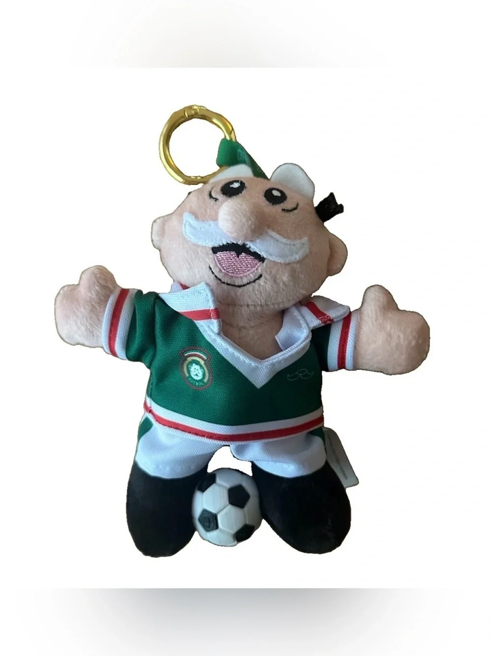 Simipop Dr. Simi Soccer Player Mini Plush Keychain Mexico 2026 OPENED but NEW